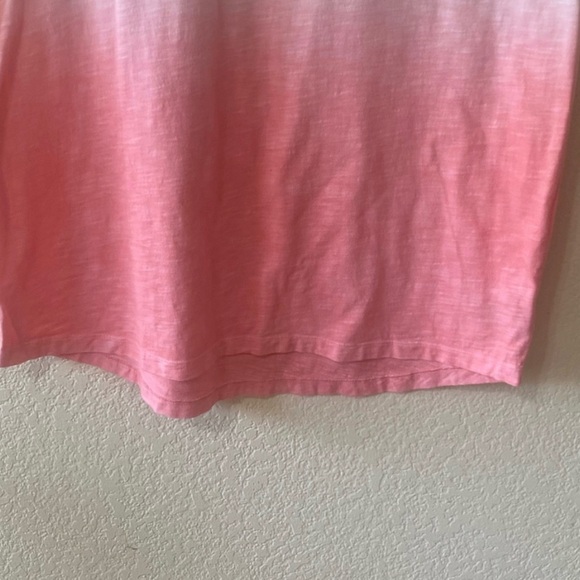 Sanctuary Ombré Tie-Dye Crew Neck Mini Shift T-Shirt Dress w/ Sleeve Detail - Picture 5 of 8